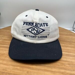 Vintage 90s Sports Specialties Script Penn State Nittany Lions Snapback Hat USA.